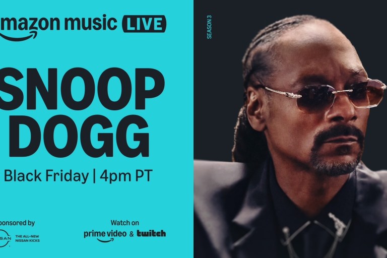 Snoop Dogg To Close-Out Epic Finale of Amazon Music Live Season Three