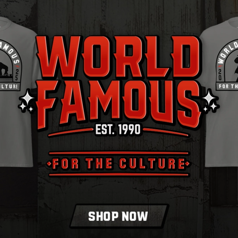 Exclusive World Famous “For The Culture” Merch Drop